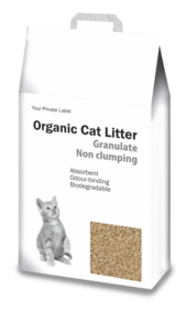 Litière pour chats Label privé non agglomérante